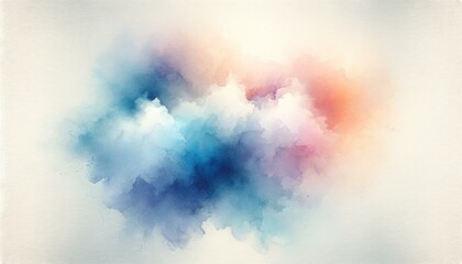 Fototapeta premium Subtle and Inspiring High-Resolution Background with Smooth Gradient and Watercolor Texture for Designers
