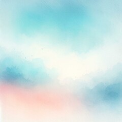 High-Resolution Pastel Blue to Pink Gradient Background, Watercolor Texture, Ideal for Graphic Design and Creative Projects