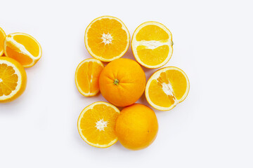 Fresh orange fruit, high vitamin c