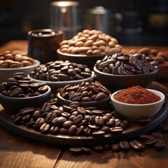 Fototapeta premium Coffee beans UHD wallpaper