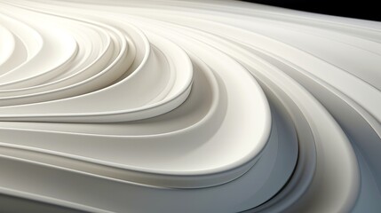 Obraz premium Abstract white soft waves background