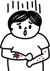 베드버그 물린 어린이