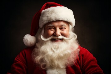 Santa Claus. Portrait with selective focus and copy space