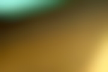 Abstract blurred background image of green, yellow, gold colors gradient used as an illustration. Designing posters or advertisements.
