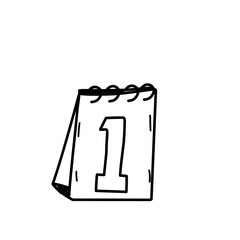 Doodle New Year Element 