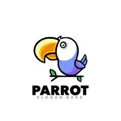 bird vector parrot logo
