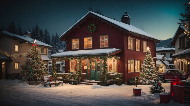Seasonal Joy in Snow