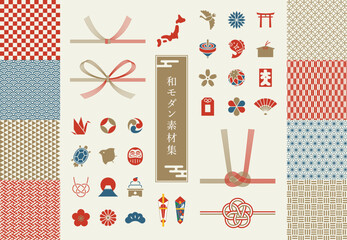 和風なモダンデザインの素材集
