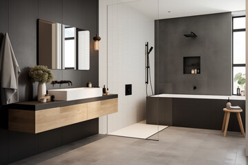 modern bathroom interior