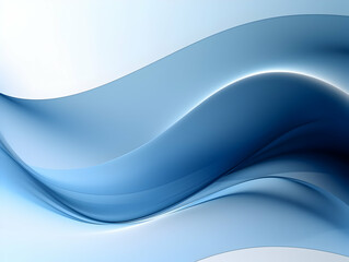 Fototapeta premium Abstract technology futuristic glowing curved line on dark blue background, Abstract flow gradient background, ai generated photo