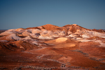 Australia, Kanku-Breakaways Conservation Park is located 25km north of Coober Pedy. This park is Aboriginal owned and the entire park is a registered aboriginal heritage site with incredible views.