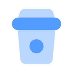 coffee shop duotone icon