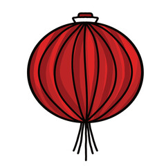 Decorated paper lantern