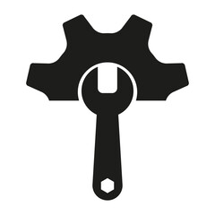 Service tools icon. Vector illustration. EPS 10.