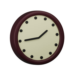 Clock 3d Icon Illustration