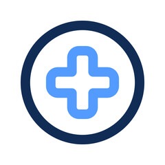 medical care outline color icon