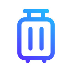 luggage gradient icon