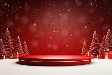 Christmas background for product display