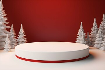 Christmas background for product display