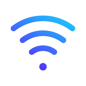 wifi gradient fill icon