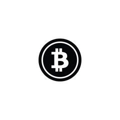 Bitcoin icon,  bitcoin sign vector