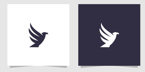Fototapeta na wymiar eagle logo design vector