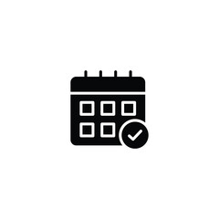 Calendar icon, calendar sign vector