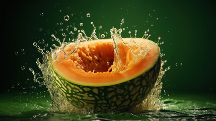 melon and water