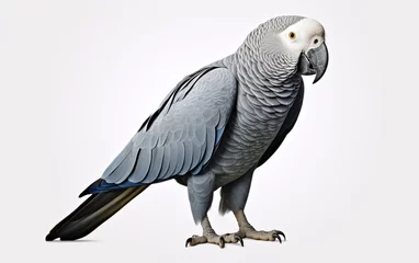 Zelfklevend Fotobehang African Grey Parrot © MdNajmul