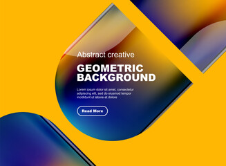 Minimal geometric vector abstract background