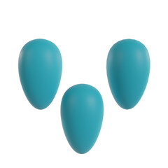 Weather forecast 3d render icon