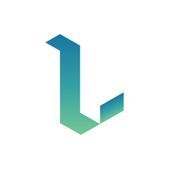 Monogram L design vector logo. Monogram initial letter mark L logo design. Monogram design vector logo. Monogram initial letter mark L logo design. Simple L monogram