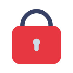 lock flat icon