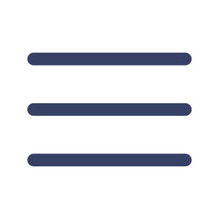 Obraz premium menu bar flat icon