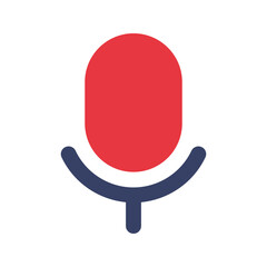 mic flat icon