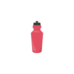 red drinking container vector