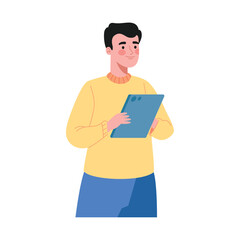 worldwide people communication man working