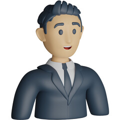 Businessman Avatar 3d Icon