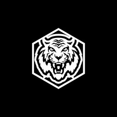 Tiger logo. Tiger vector illustration.