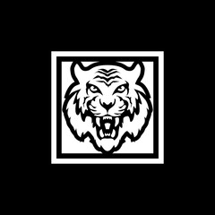 Tiger logo. Tiger vector illustration.