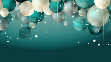 blue and white balloons