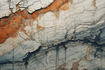 Fototapeta premium A rock wall with rust material texture background