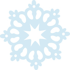 Fototapeta premium christmas snowflake icon