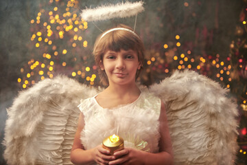 cute angel boy