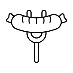 Sausage icon vector design templates simple and modern