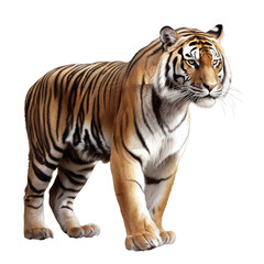 Naklejka premium トラ(白背景,背景無し,切り抜き)