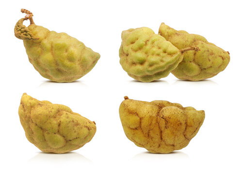 Cynometra cauliflora fruits isolated on white background