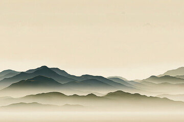 Chinese classical style illustration background