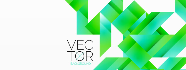 Geometric purity on white - lines, squares, triangles unite. Minimalist harmony in elegant simplicity