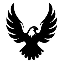 Fototapeta premium Flying Bird Logo concept vector silhouette illustration